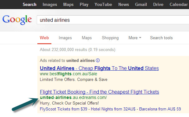 United Airlines Trademark