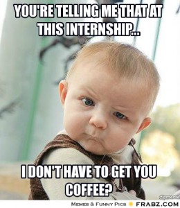 SEO Internship Coffee Meme