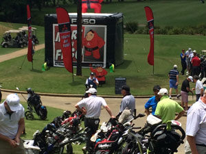 Golfers at the Cromer Pro-Am Event