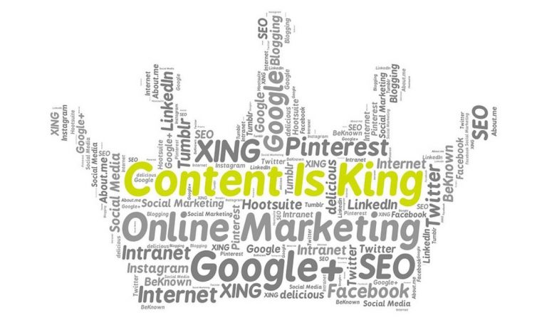 Online Marketing Google Facebook Content Is King