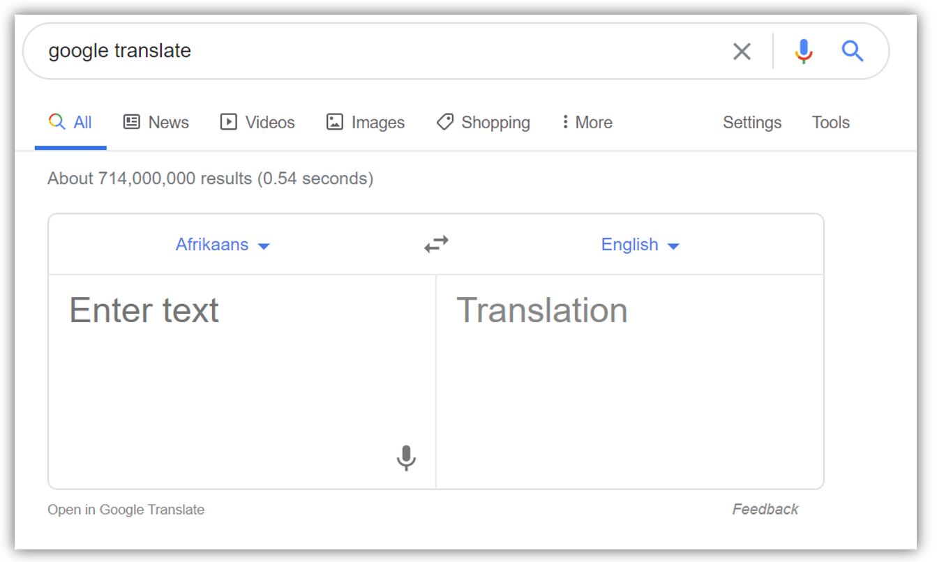 google translate