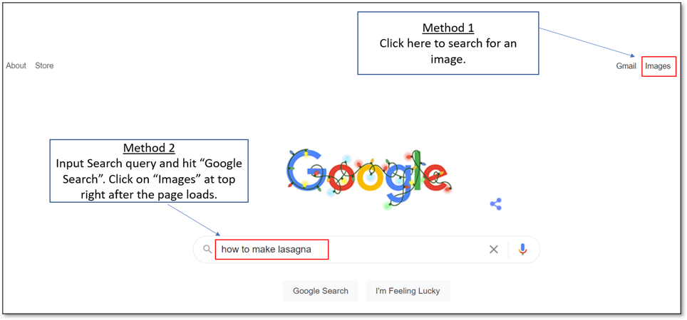how to do a google image search